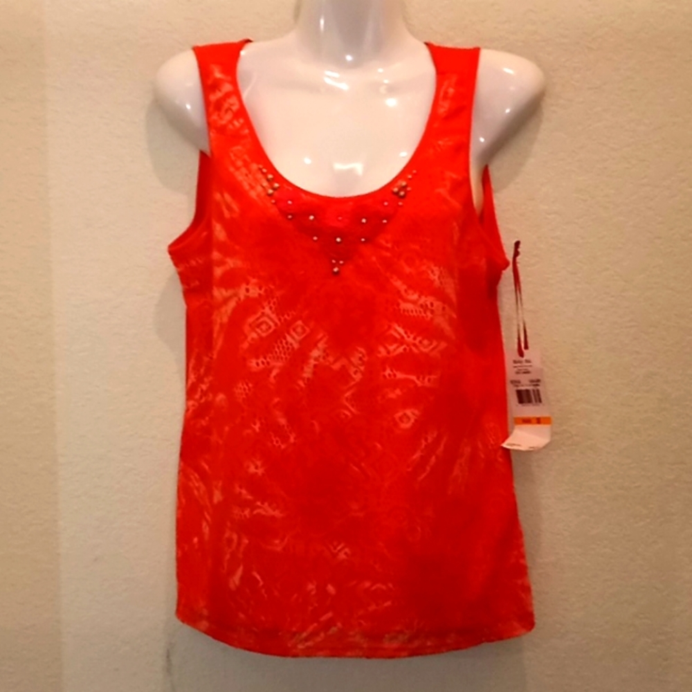 Ruby Rd. Eye Candy Embellished Tank Top - Picture 2 of 13